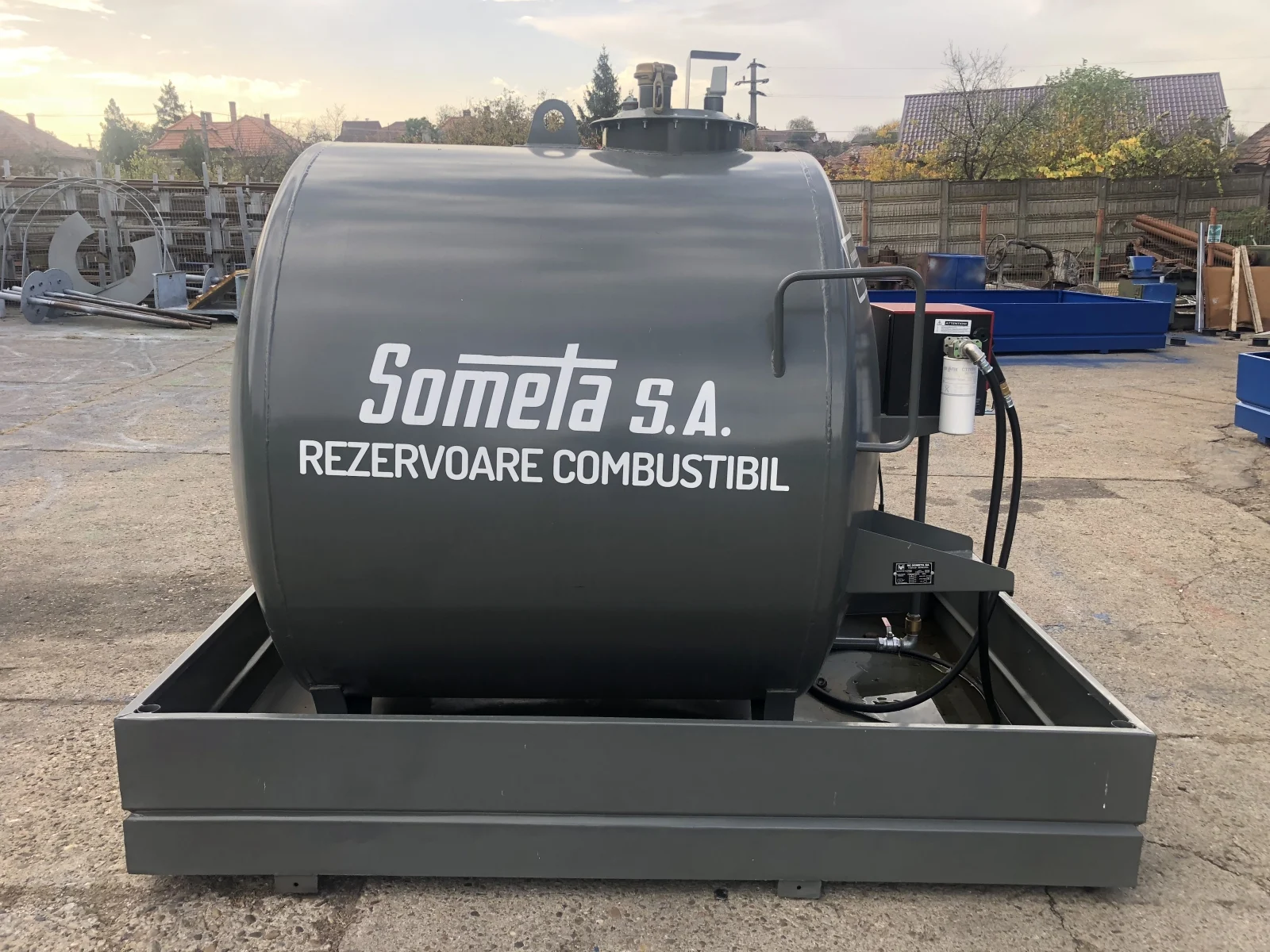Bazin industrial cu pompa